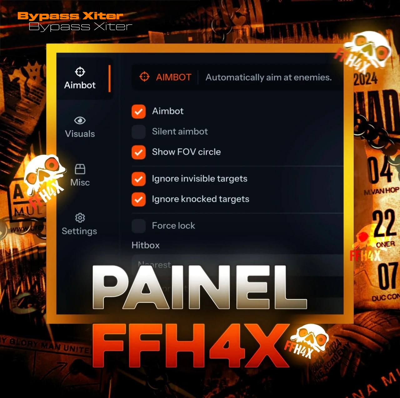 PAINEL FFH4X IOS (100% Safe e atualizado)
